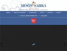 Tablet Screenshot of mesonsabika.com